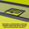 Zilla Fresh Air Hinged Door Screen Cover for Reptile Terrarium, 30 x 12