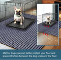 60"X 74" X 0.2'' Waterproof Mat for Under Dog Crate, Floor Protector Mat