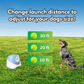 Automatic Ball Launcher for Small, Medium Dog/Puppy with 6 Small Tennis Balls, Free Training Guide Included w/Purchase