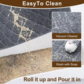 BOOMIBOO Cat Litter Mat Litter Box Mat，Litter Trapping Mat Premium Durable PVC Pad, 23 x 14 Inches, Easy to Clean，Non-Slip，Urine Waterproof