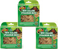 Zoo Med Laboratories New Zealand Sphagnum Moss, 240 Cubic Inch (3 Packages with 80 Cubic Inches Each)