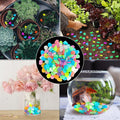 150 PCS Mixed Color Glow Rocks Luminous Stones Pebbles DIY Aquarium Garden