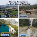 Outdoor GPS Dog Tracker – No Monthly Fees, No Phone or Cellular Signal Needed, Real-Time Tracking for Remote & Rural Are