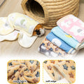 CUSOZWO Guinea Pig Bedding Mat 6 Pack, Soft Fleece Small Pet Blankets