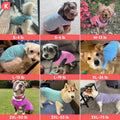 KYEESE 2 Pack Dog Shirts Quick Dry Soft Stretchy Pet T-Shirts with Reflective Label Tank Top Sun Protection Sleeveless Vest Dog Clothes for Medium Large Dogs, XX-Large, Purple+Pink