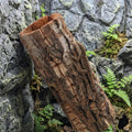 DECHOUS Natural Cork Bark for Reptile Hideout Round Cork Bark Tube Terrarium Accessories 7.8x3in Wood Tree Trunk Climbin