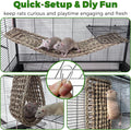 30x7inch Rat Climbing Toys for Cage, Chewable Natural Seagrass Mat
