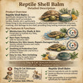 Tortoise Shell Conditioner Balm Cleaner – Wax Moisturizer for Dry Repair Care – Reptile Polish for Sulcata Russian Deser
