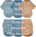 Dog Sweater, 3 Pack Sweaters for Small Dogs Girl, Dog Clothes for Medium Dogs Male or Boy, Ultra Soft and Warm Puppy Coa