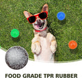 petizer 6 Pack 2.5” Squeaky Dog Toy Balls, Floating Dogs Pool Balls, Spiky Dog Balls, Durable Interactive Fetch Toys for Puppy, Dog Chew Toys for Teething (2.5", Small Dog)