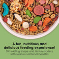 Kaytee Fiesta Rabbit Food, Supports Dental Health and Digestion