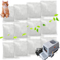 PurifyLogix 12 * 43g Larger Bag Activated Charcoal Odor Absorber Bags for Stainless Steel Litter Box with Lid, Natural Coconut shell Charcoal Bags, Absorb Odors/Control Damp from Pets/Keep Home Fresh