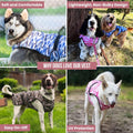 LUCOLOVE Dog Cooling Vest - 2-Layer Cooling with Soft Microfiber Fabric - Lightweight, Adjustable and Comfortable - UV Protection for Small to Large Dogs - Relief in Hot Weather (Pink, Large)