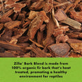 Zilla Reptile Terrarium Bedding, Reptile Substrate, Bark Blend, 8 Quart