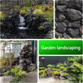 Black Lava Rock Natural Volcanic Stones 4"-6" Aquarium Rocks for Aquascaping,Aquarium Landscaping,Shrimp Tank,Terrariums