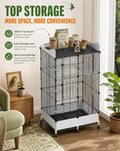 SNAAT Encrypted Bird Cage Large Bird Cages 57-Inch, Top Storage Space, Bottom Splash Guard with Essential Bird Supplies – Durable & Spacious Aviary – Budgies & Cockatiels