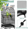 2 Pack Bird Cage Seed Catcher Guard, Adjustable Bird Cage Mesh Net Cover