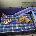 BWOGUE Hamster Grass Tunnel Toy, Guinea Pig Grass Tunnel, 4-Way Hideaway