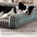 Orthopedic Dog Bed Large 35x25x9.5” Washable Cover