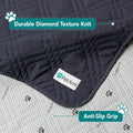 PetAmi Waterproof Couch Cover for Dog Nonslip Bed Sofa Blanket, 102x82 Gray