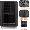 Large Bird Cage Cover Black Good Night Blackout Birdcage Cover