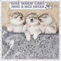 Tegeme 12 Pcs Puppy Blanket for Litter Dog Cat
