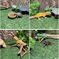 Reptile Carpet Terrarium Liner Bedding Substrate Floor Mat,15.7"x11.8"