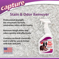 Capture Pet Stain & Odor Remover - Enzyme Pet Odor Eliminator - 32oz Spray