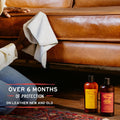 Leather Honey Complete Leather Care Kit Including 8 oz Cleaner and 16 oz Conditioner for use on Leather Apparel, Furnitu