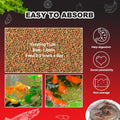 Floating Goldfish Food Pellets – 12oz Pond Fish Food Natural Color Enhancing, Promotes Growth with Natural Antarctic Kri