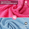 SlowTon Dog Bathrobe Drying Coat – Super Absorbent Microfiber Towel Wrap with Adjustable Collar & Belly Strap, Fast Drying Bath Robe for After Bath Swim, for Large, Medium, Small Dogs (Pink M)