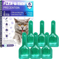 Topical Flea and Tick for Cats 6 Doses, Over 1.5 lbs and 8 Weeks or Older