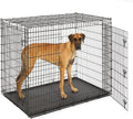 Solutions by Midwest 54-Inch Double Door Crate, Giant Breed Dogs, 100+ lbs