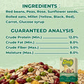 Zoody Parakeet Treats Crunchy Cups with Real Seeds & Grains 2 oz