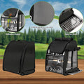 Sanmoncare Bird Carrier Backpack with Stainless Steel Mesh, Parrot Travel Cage with Stand, Easy to Clean, Portable Conur
