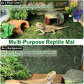 Reptile Carpet Terrarium Liner Bedding Substrate Floor Mat,15.7"x11.8"