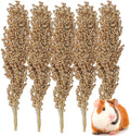 Sukh 5 Pcs Hamster Sprays Natural - Sun Dried Red Sorghum Forage Stalks