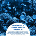 Penn-Plax Small World Habitat – Portable Clear and Transparent Plastic Tank – Excellent for Small Critters and Creatures