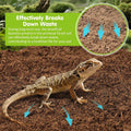 VCEPJH Reptile Soil Substrate Burrowing Tortoise Bedding for Habitat Bearded Dragon Enclosure Topsoil Terrarium Substrat