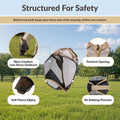 TSZ Fly Free Ride Horse Fly Mask Standard - UV-Resistant Breathable Mesh