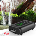 AQQA Battery Powered Aquarium Air Pump, Quiet Fish Tank Oxygen Pump