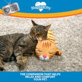 Pets Know Best HuggieKitty | Comfort Purring Companion with Heartbeat Sleep Aide for Cats & Kittens, Heating for Calming