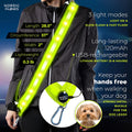 Rechargeable LED Reflective Sash for Night Walking