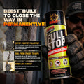 BEEST FullStop Rodent Spray Foam Barrier Kit w/Steel Wool (2 Cans+6 Rolls)