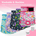 5 Pack Reusable Diapers for Doggie, Highly Absorbent Dog Diapers Female for Pet with Incontinence or Frequent Urination,