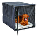 New World XL Dog Crate Cover, Polyester Privacy Kennel Cover Fits Most 48-inch Crates, Light Gray, Machine Washable, Reduces Barking & Chewing