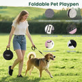 Love's cabin Pet Puppy Dog Playpen, Small Dog Tent Crates Cage Indoor/Outdoor, Portable Exercise Playpen for Cat, Foldab