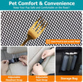 Dog Barrier for Car Back Seat & Cargo Area with Wider Coverage, Universal Fit for Cars, SUVs & Sedans, Dog Car Gate Divi