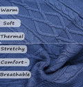Dog Sweaters for Small Dogs XS Dog Sweater Winter Dog Clothes Boy Chihuahua Yorkie Sweater Warm Pet Clothes Knitted Solid Puppy Sweater Cat Sweater Doggy Turtleneck for Cold Weather (Blue, X-Small)