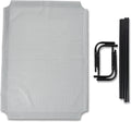 Amazon Basics Cooling Breathable Elevated Dog Bed with Metal Frame for Large Dogs, 51" x 31" x 8", Grey